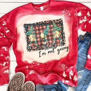 The Grinch Christmas Bleached Sweatshirt